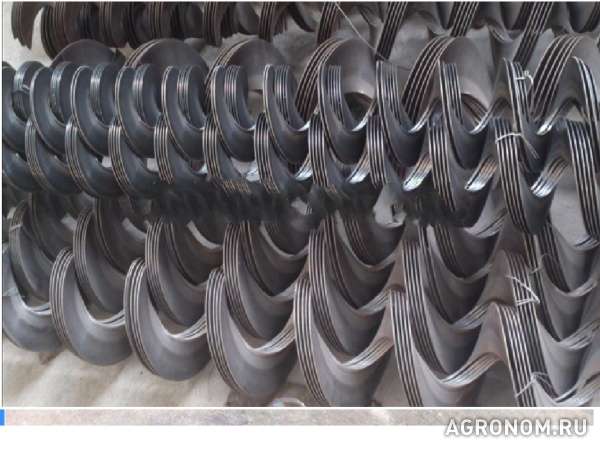 Спираль шнека виток шнека перо шнека диаметр до 3000 мм, подвесные оп