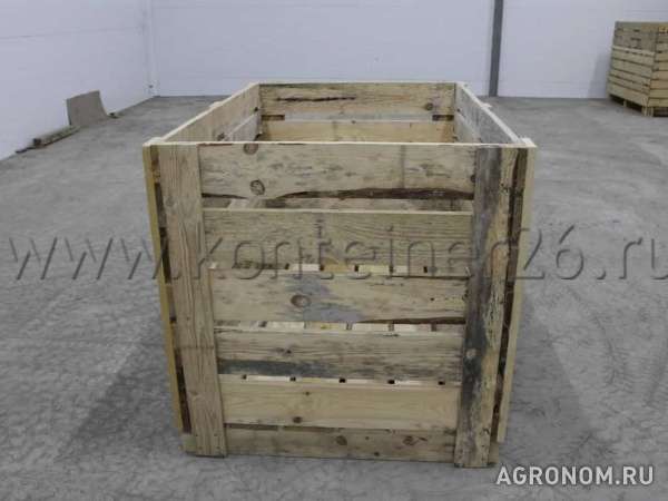Деревянные контейнеры для овощей (ящики)