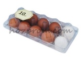 Практичные упаковки для перепелиных и куриных яиц оптом